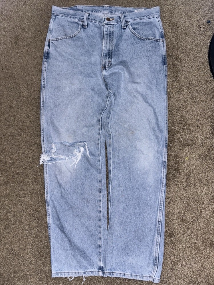 Stylish Light Blue Distressed Ripped Jeans for Trendy Looks