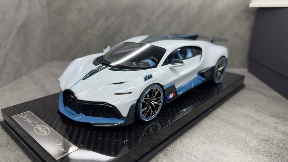 Bugatti Divo Spark White  Resin Model not MR BBR Autoart Dino