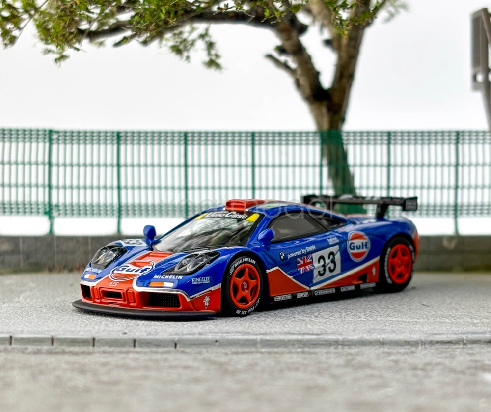 MINIGT 1:64 Scale 1996 Le Mans F1 GULF #33 Sport Model Diecast Metal Car