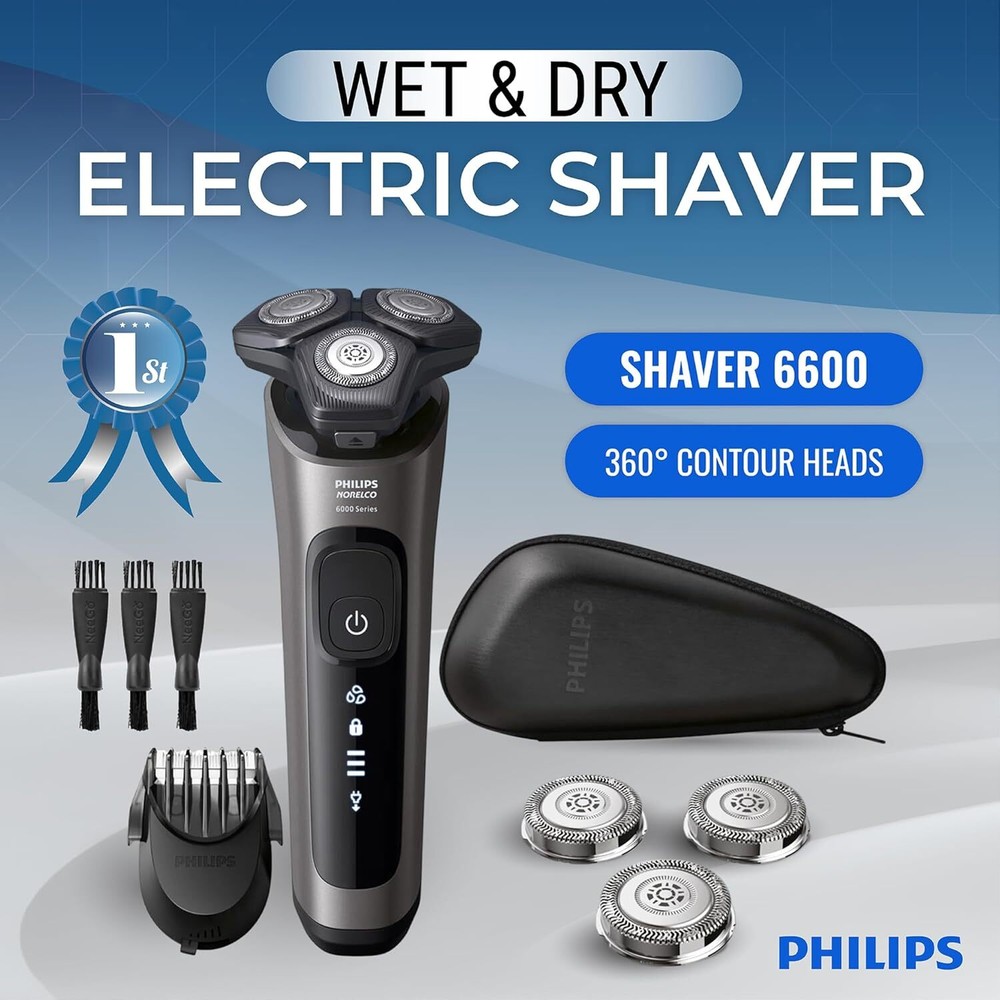 Rechargeable Wet/Dry Electric Shaver Electric Shavers for Men