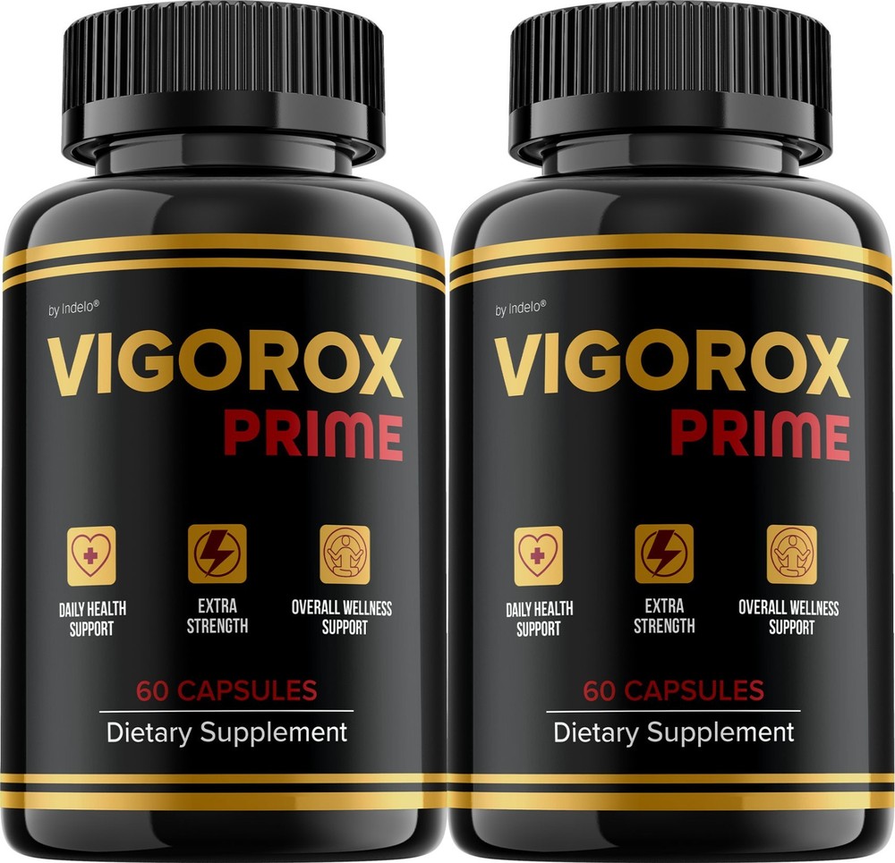 (2 Pack) Vigorox Prime for Men Capsules – VigoroxPrime MultiVitamin Energy Pills