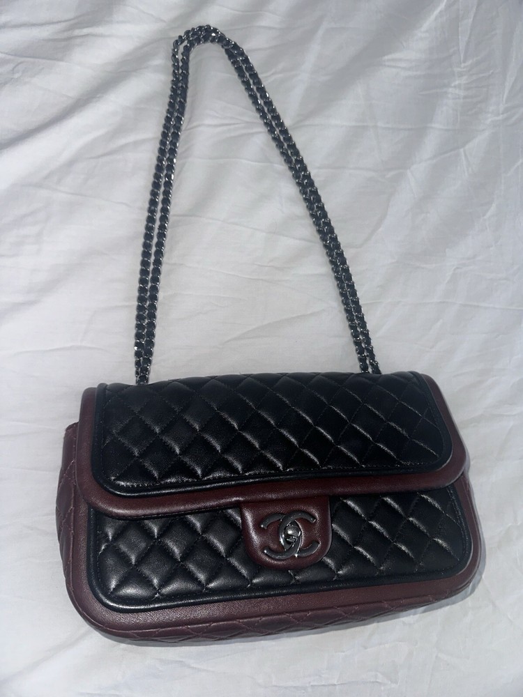 Authenticated Black Quilted Chanel Bag