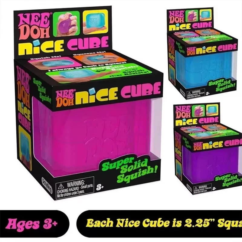 Schylling Needoh Nice Cube Sensory Fidget Cube Stress Relief Anxiety Sensory Too