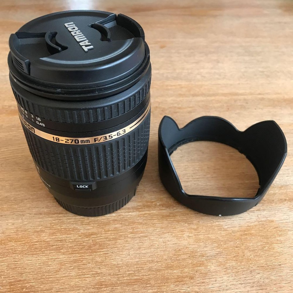 Tamron 18-270mm F3.5-6.3 Di II VC PZD Zoom Lens for Canon EF Used