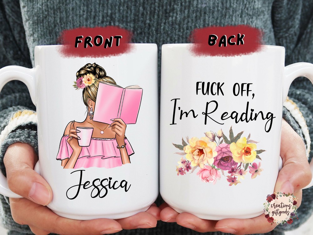 I'm Reading Coffee Mug Funny Mug Reading Mug Gift For Readers Best