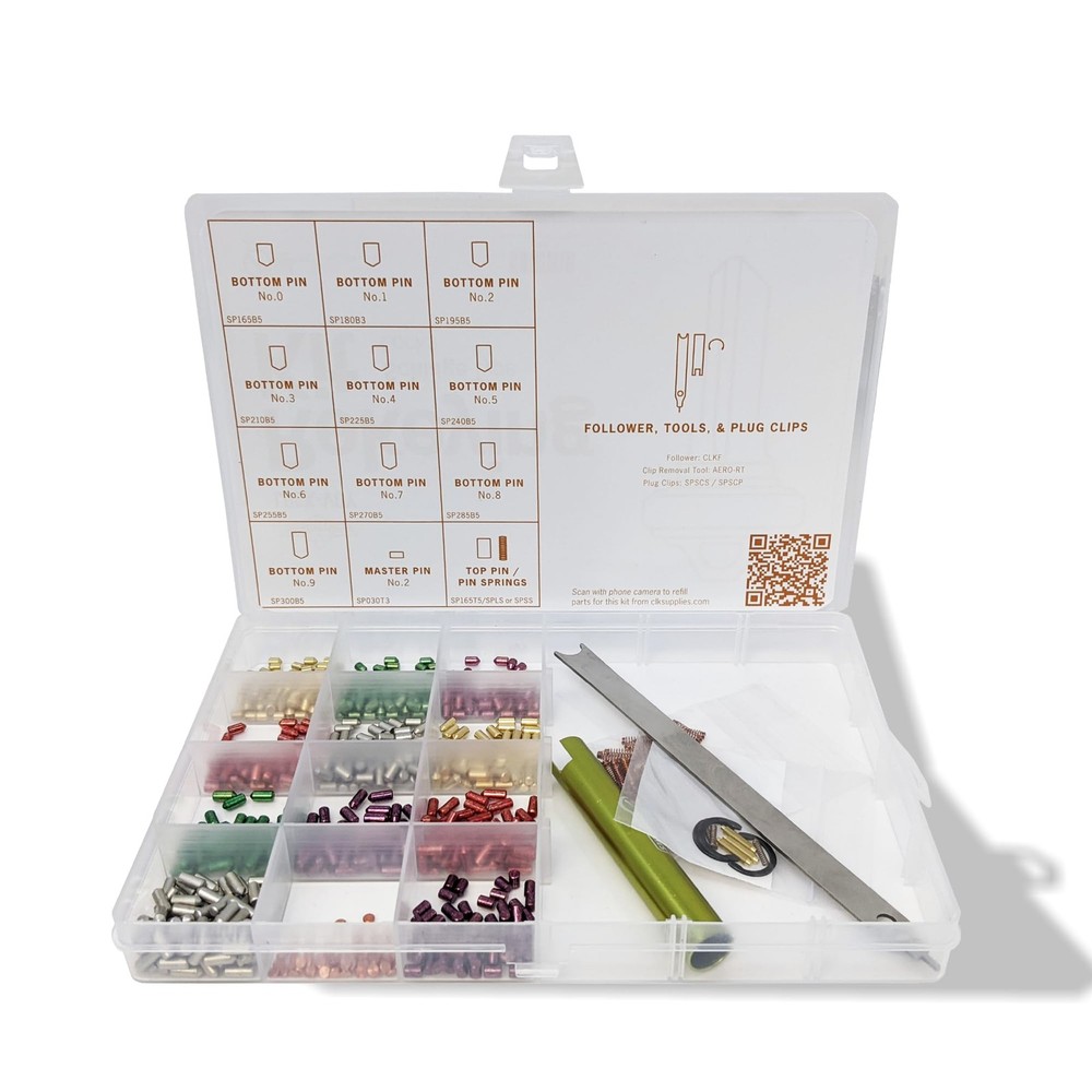 Premium Schlage Rekey Kit Compatible with 50 Master Pins | Schlage Rekeying K...