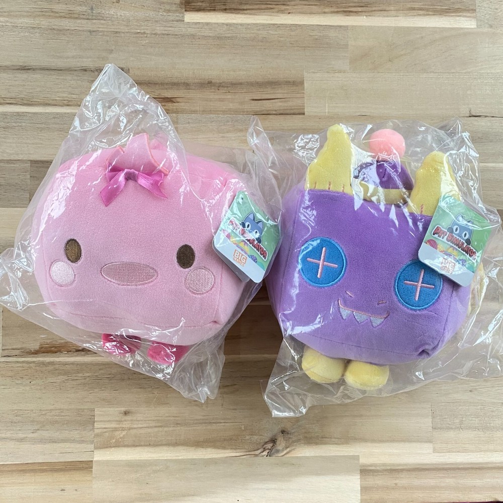 In-Hand -  PET SIMULATOR X Easter Bundle - Chick and Dragon Plush - w/ Pet Codes