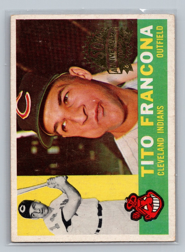2009 Topps Heritage #30 Tito Francona 50th Anniv Buybacks Baseball Card