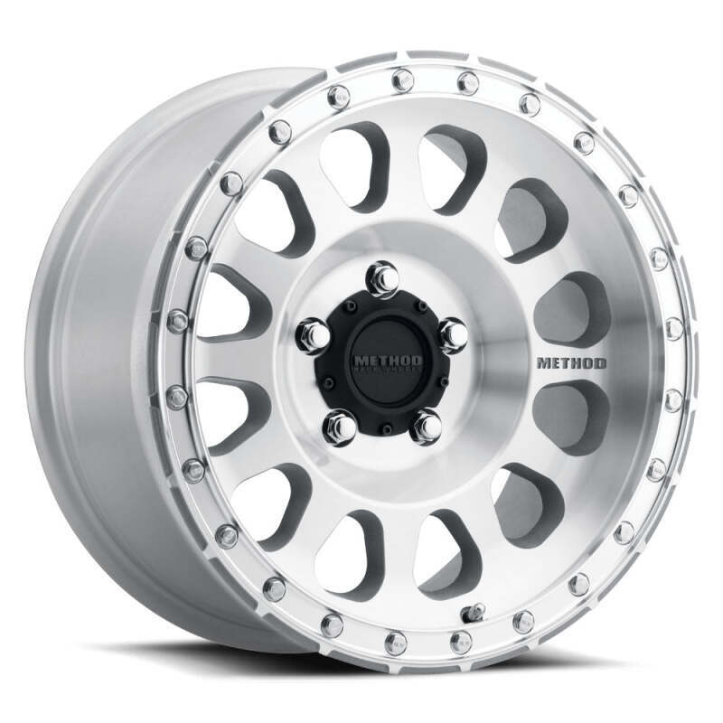 Method MR315 20x9 / 6x5.5 BP / 0mm Offset / 106.25mm CB Machined - Clear Coat Wh