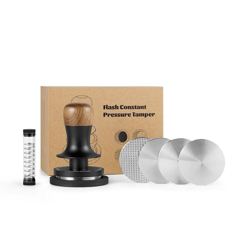 58.35mm Calibrated Espresso Tamper with 30lbs Pressure and Sound Feedback