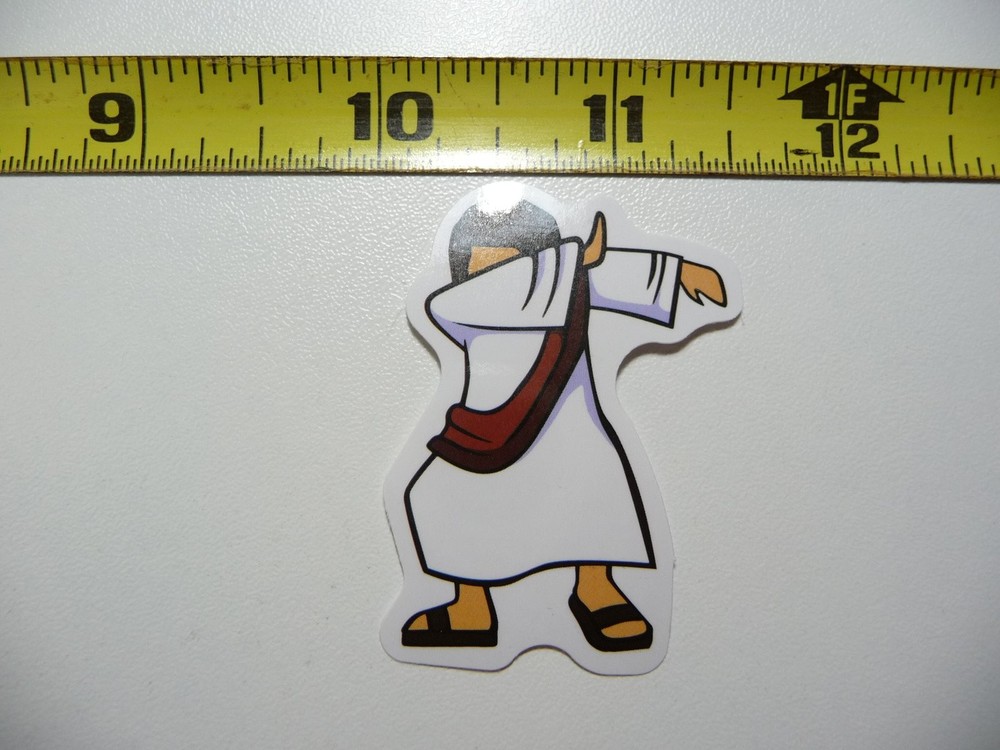 DABBING JESUS DECAL STICKER FAITH CHURCH CHRISTIAN BELIEF