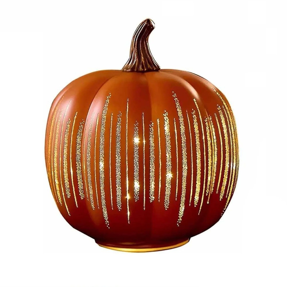 Twinkle LED Pumpkin Light with Timer for Halloween Indoor or Outdoor Decor