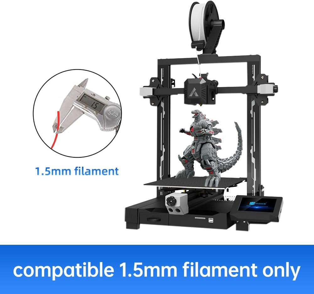 R1 NEO 3D Printer Compatible with 1.5Mm Filament Only,Auto-Leveling,Dual-Gear Di