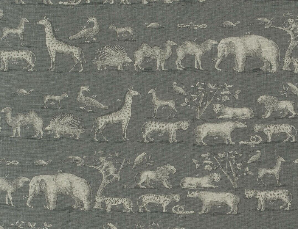 Andrew Martin Kingdom Storm Linen Blend Curtain Fabric 3.1m