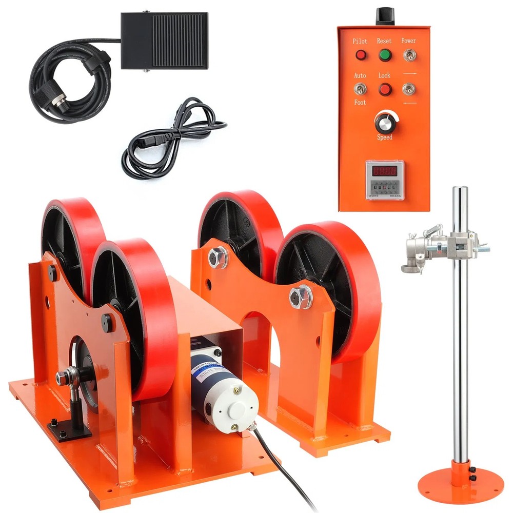110V Turning Rolls Linkage Roller, 1000KG/2205LBS Loading Welding Turning Roll,