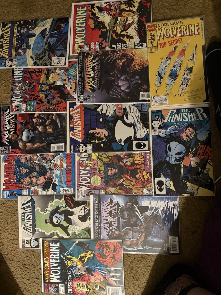 Wolverine , The Punisher , Wolverine VS Punisher Lot Of 13
