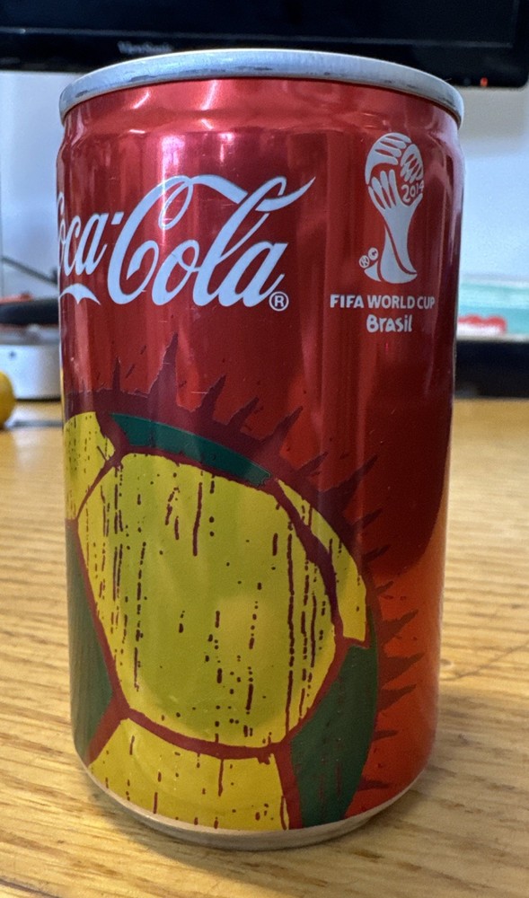 Coca Cola  Israel : a 150 ml  full can,  FIFA world cup, Brazil, 2014. Unopened