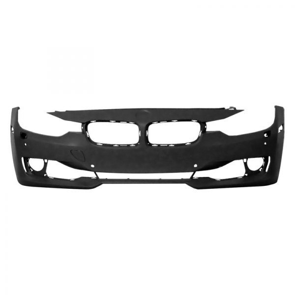 Front Bumper Cover For 2012-15 BMW 320i Standard Line w/o Side View Camera-CAPA