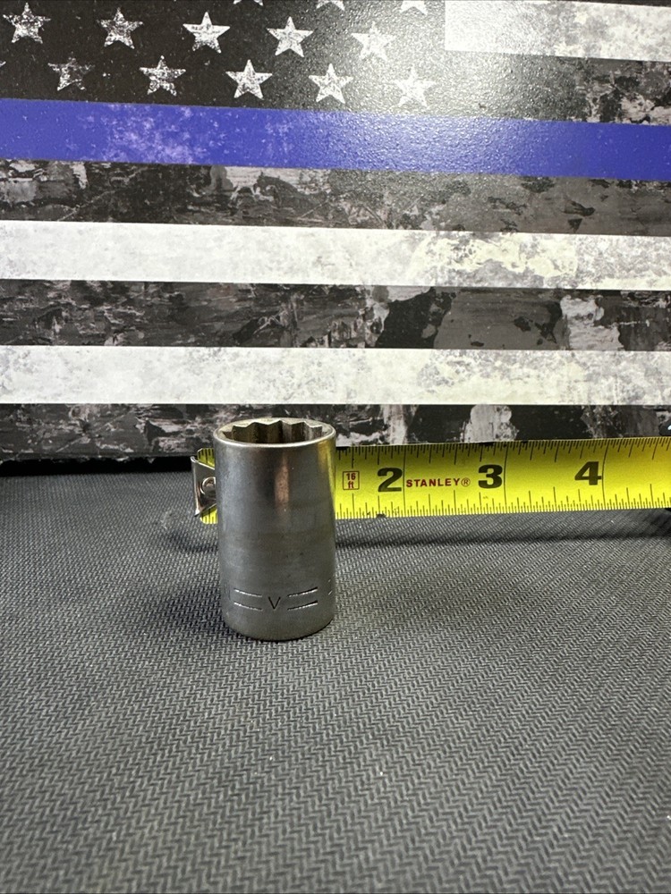 Vintage Craftsman 1/2” Drive 12 Point Deep Socket  =V= Free Ship!! 17mm