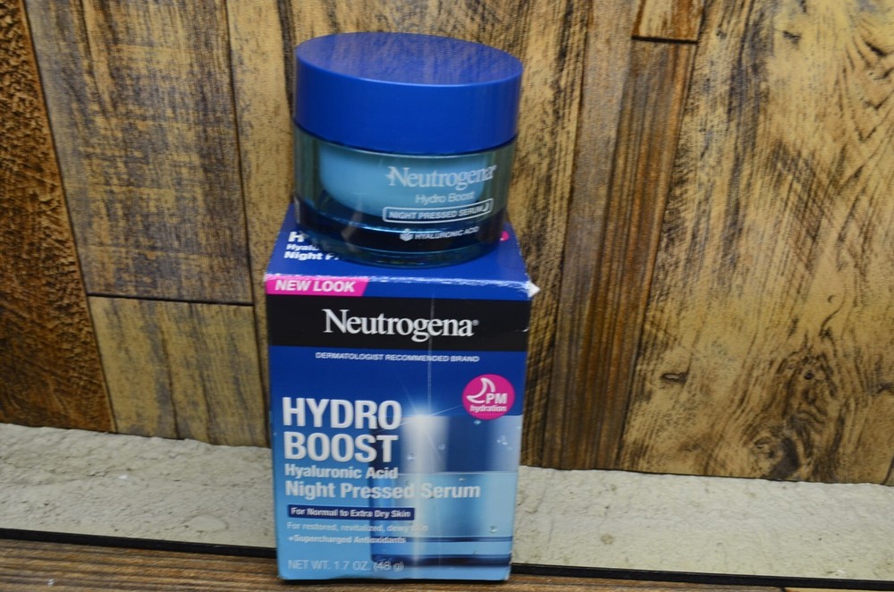 Neutrogena Hydro Boost Night Pressed Serum, Overnight Hydration for Normal/Extra