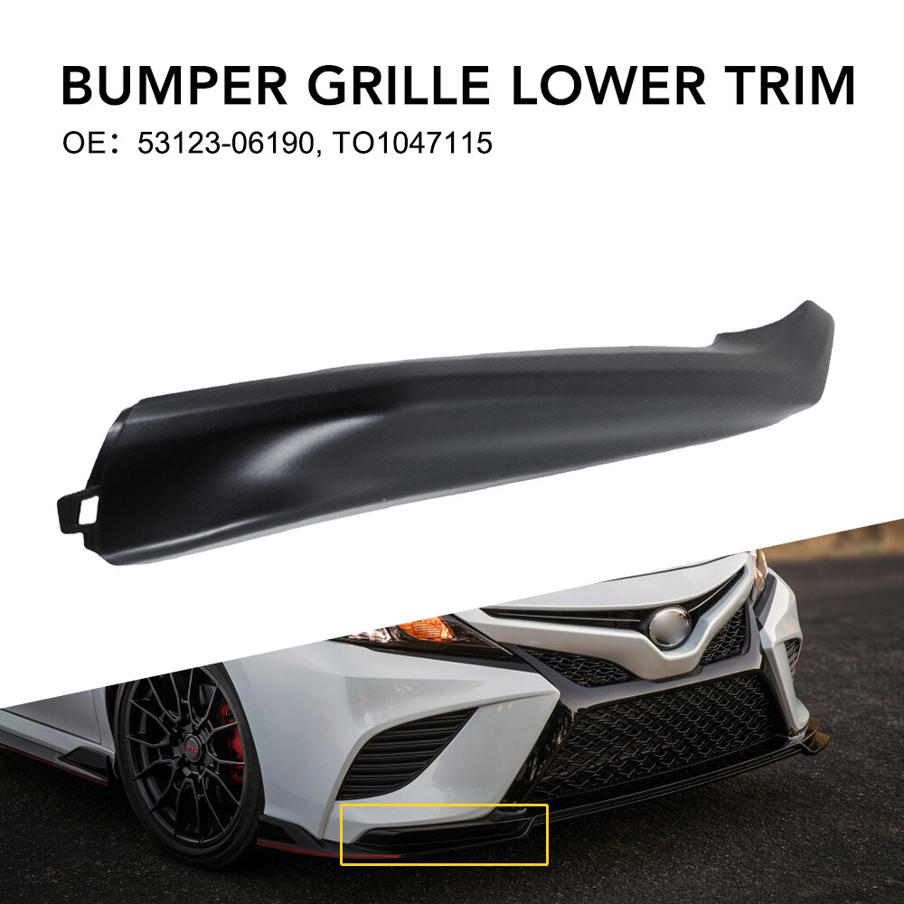 Front Bumper Grille Molding Lower Trim Right For 2021-2023 Toyota Camry SE XSE