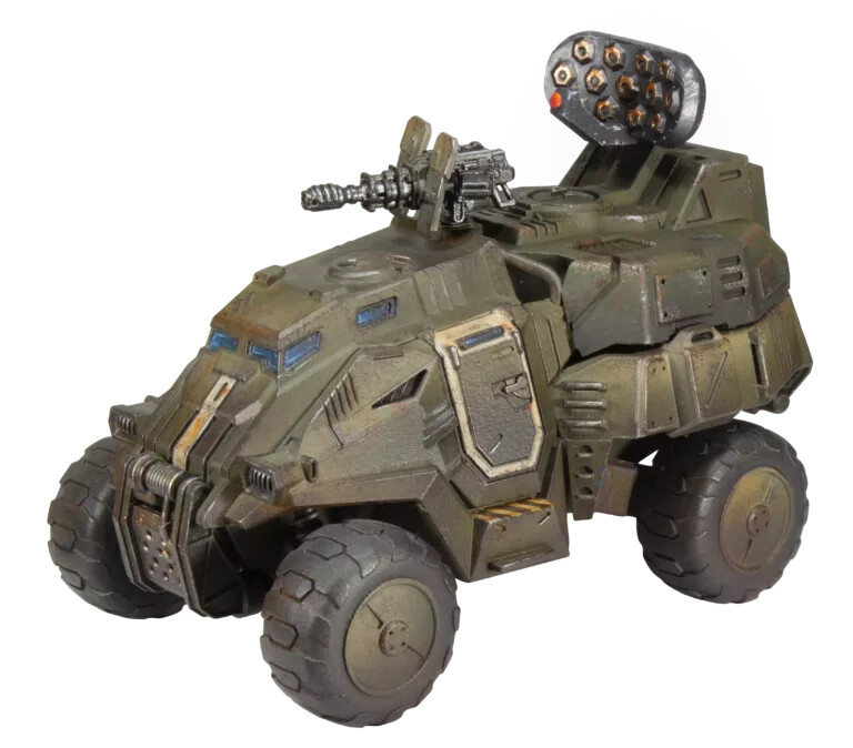 PRESALE Firefight Command Mule GCPS Marauder Mantic 40k 28mm Miniature THG-image