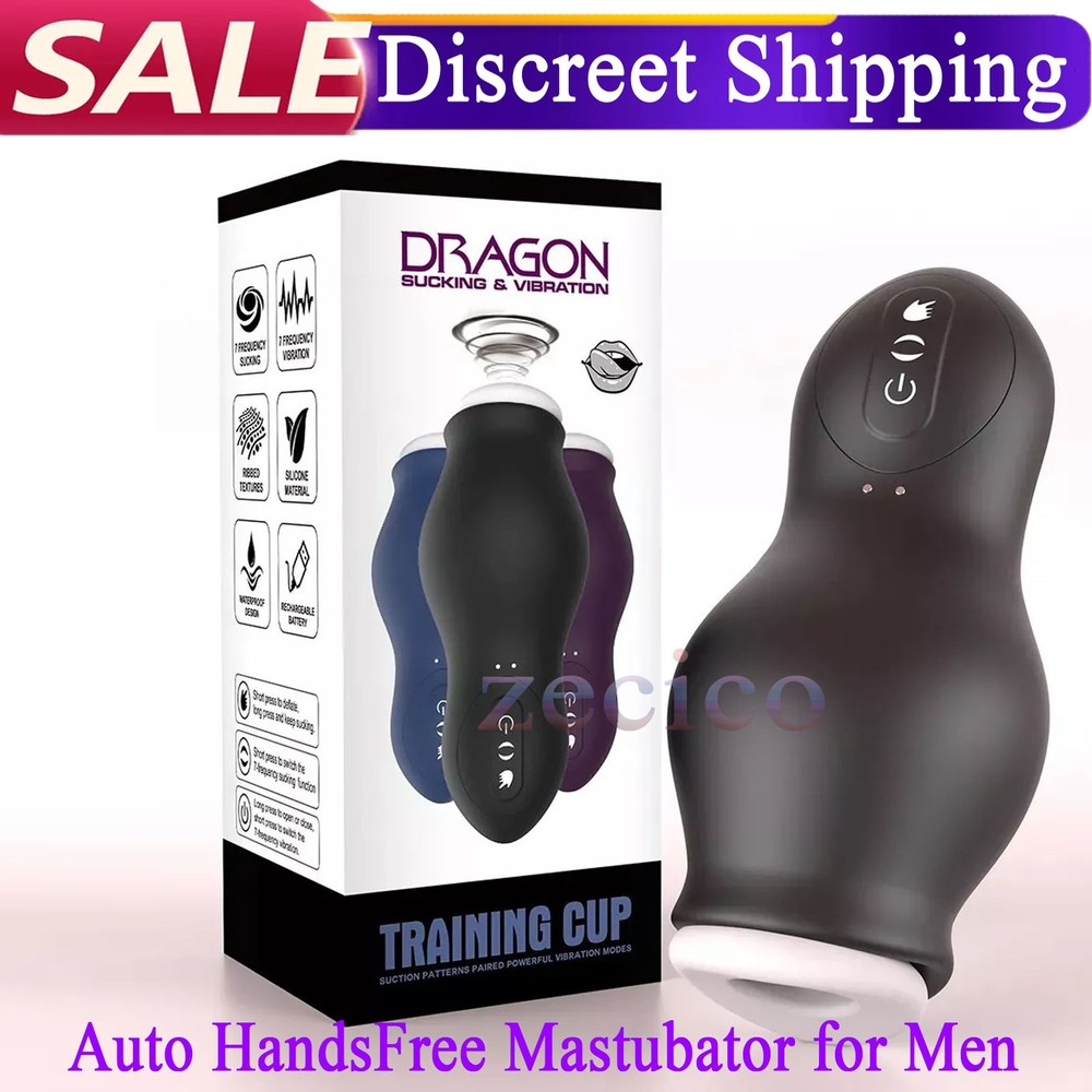 Automatic HandsFree Male Masturbaters Sucking Blowjob Cup Stroker Men Sex Toys