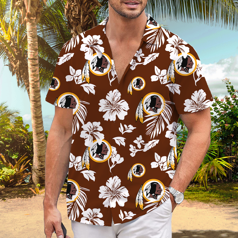 washington football redskin Hawaiian, 2024 retro fan gifts, helmet