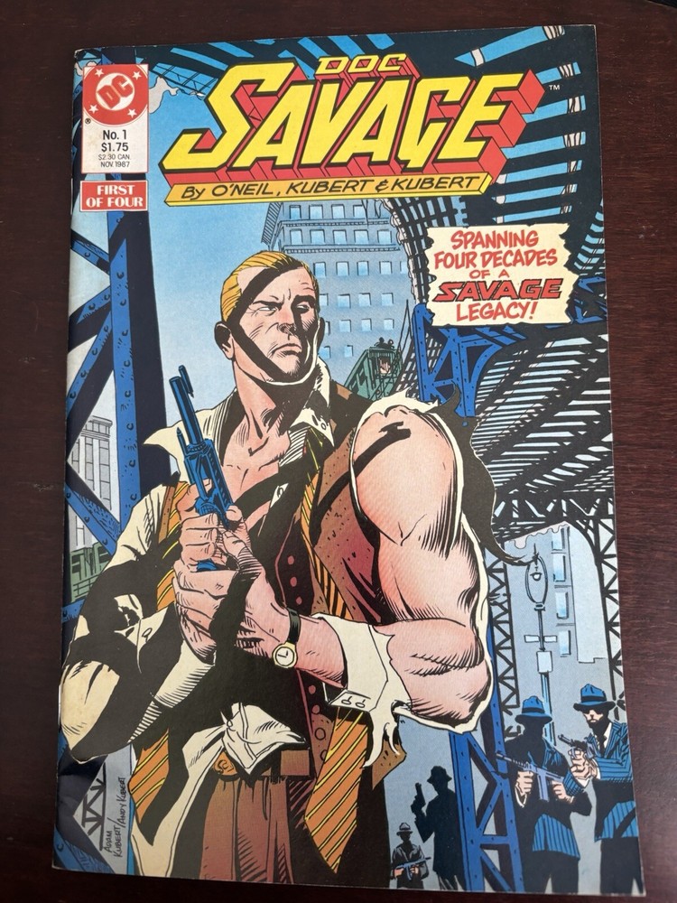 Doc Savage 1987 Issue 1 by ONeil Kubert in VG-NF Condition