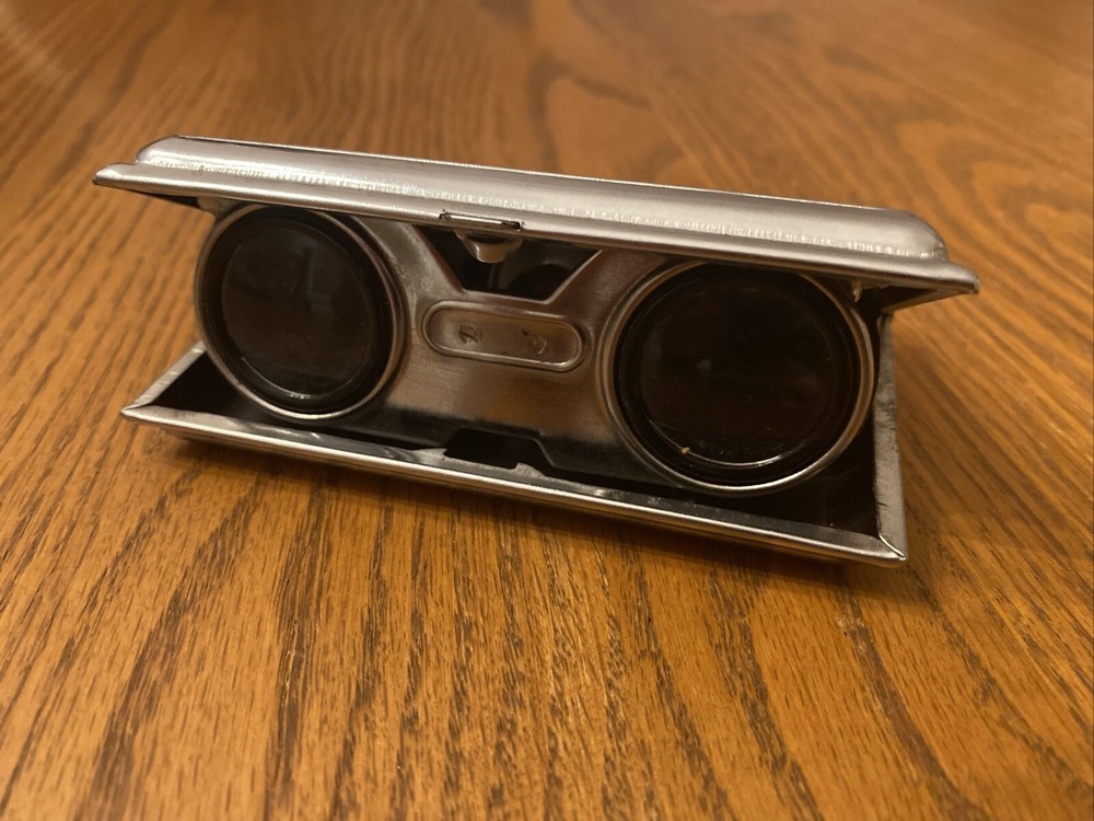 Vintage Collapsible Folding Travel Sport Pocket Binoculars Opera Glasses - Japan