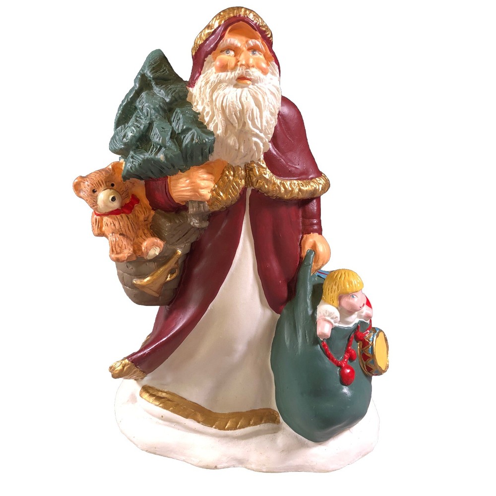 Old World Red and Green Santa Claus Christmas  - 7