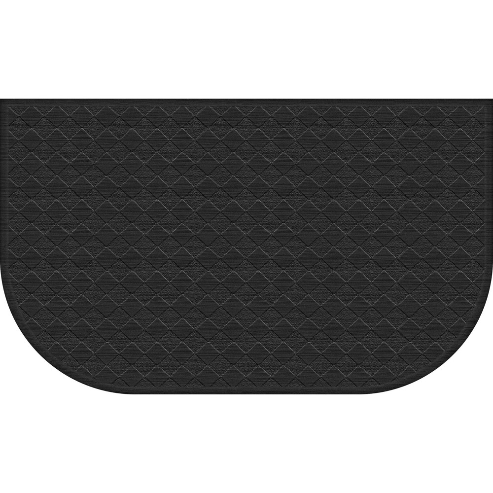 Mainstays Comfort Mate D Kitchen Mat; Black, 1.5' x 2.5'