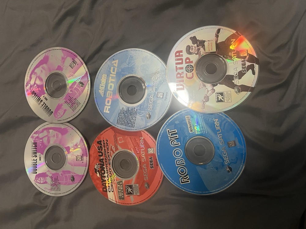 Lot of 5 tested Sega Saturn Games (All Work)