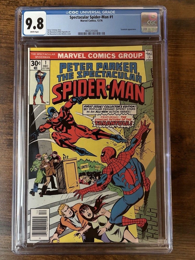 Spectacular Spider-Man #1 CGC 9.8 WP Marvel 1976
