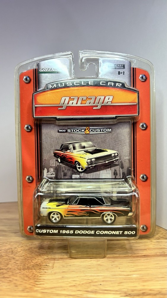 GREENLIGHT Muscle Car Garage CUSTOM 1965 DODGE CORONET 500 1:64 – SEALED