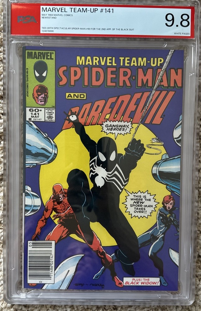 Marvel Team-Up # 141 PSA 9.8 Newsstand White Pages May 1984
