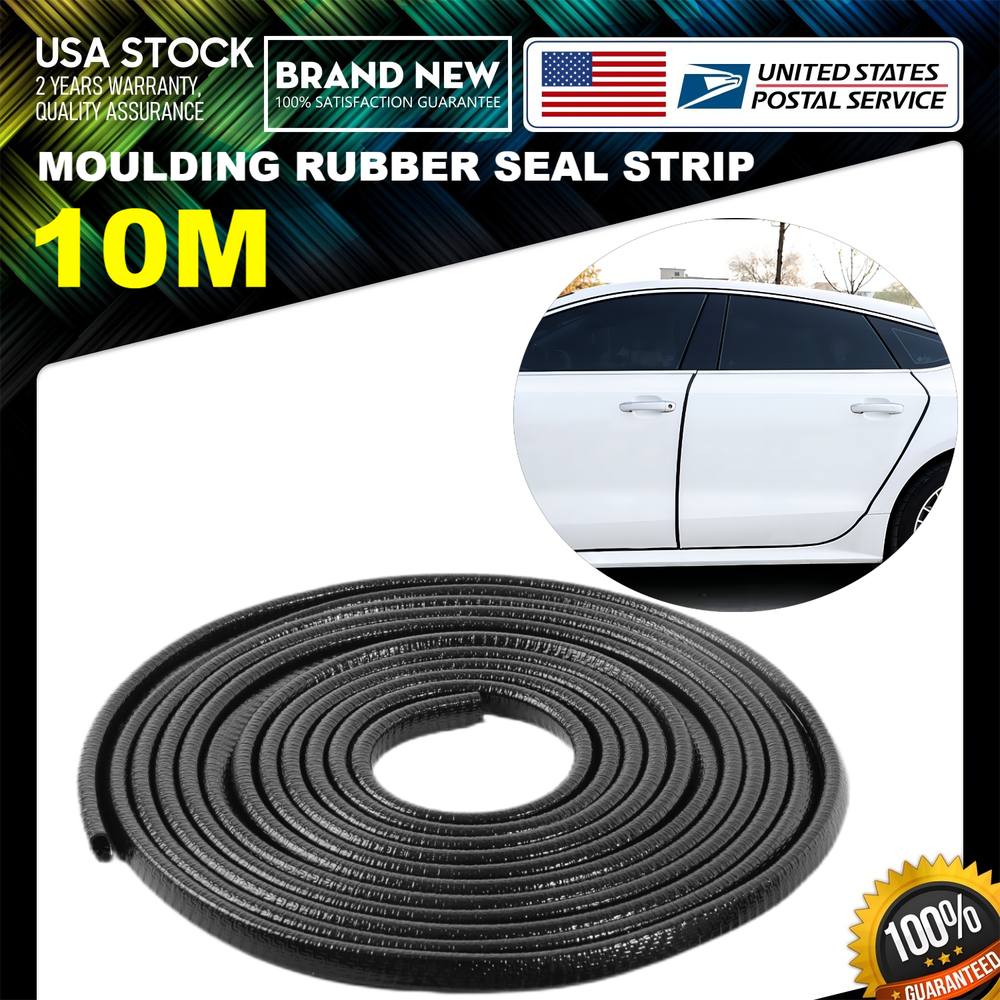 32Feet Car Bonnet Trunk Hood Edge Top Rubber Sealing Strip Dust Anti-Collision