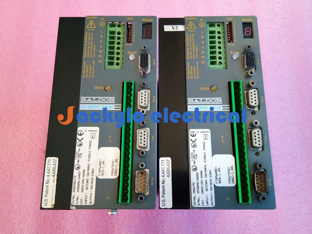 1PC USED BALDOR DBSC105-GAAW Via DHL or FedEX