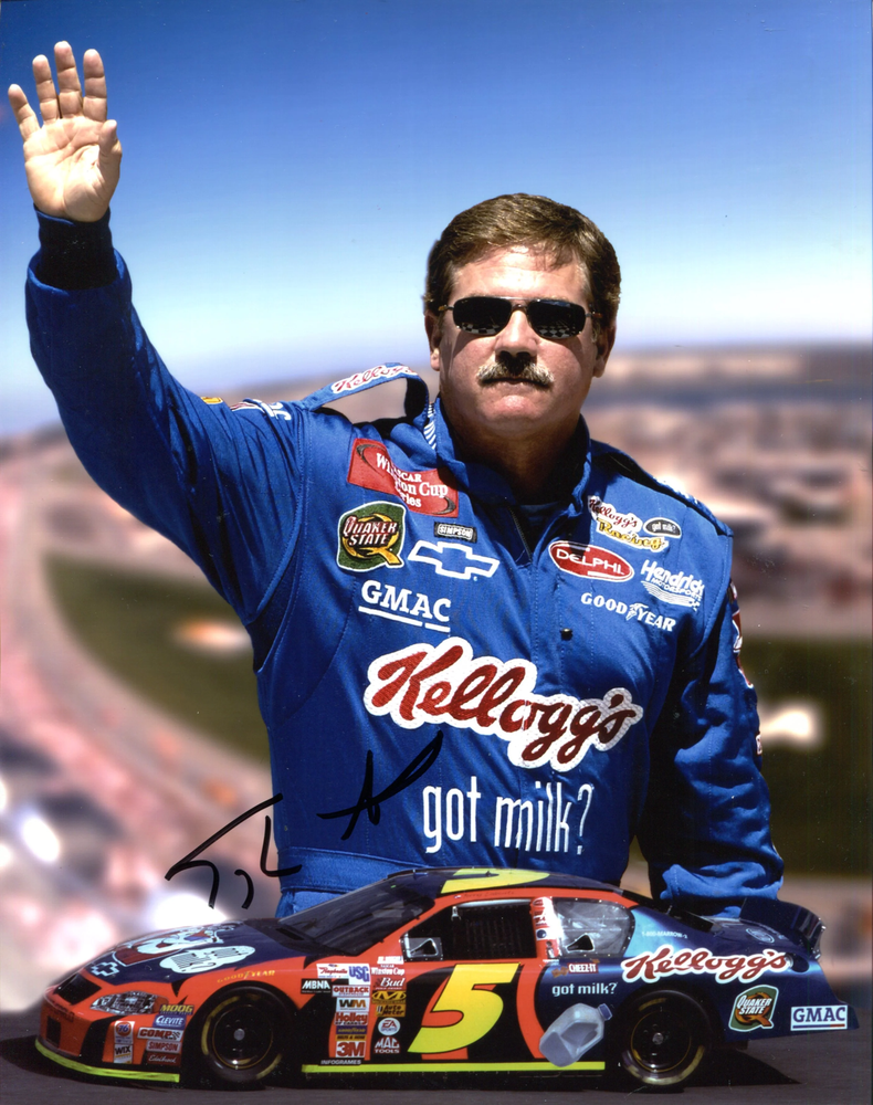 Terry Labonte Autographed Racing 8x10 Photo with COA