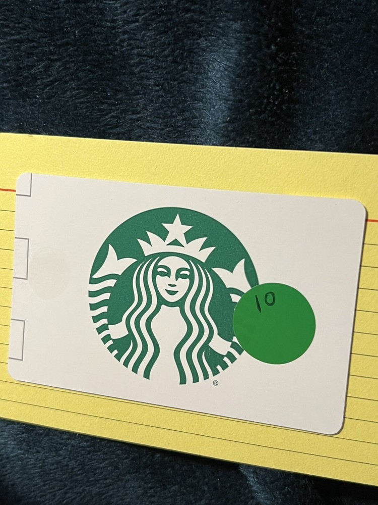#638..$10.00 STARBUCK’S Gift Card …..NEW!!! Great Coffee and Tea! Free Shipping!