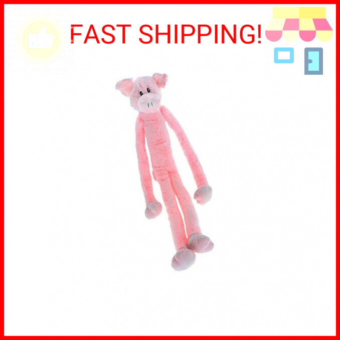 Multipet Swingin Slevin Pig Dog Toy, for large breeds