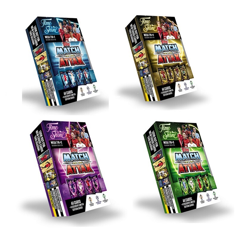 2024-25 PANINI TOPPS MATCH ATTAX Football Soccer Trading Cards 1 Set-4 Box New
