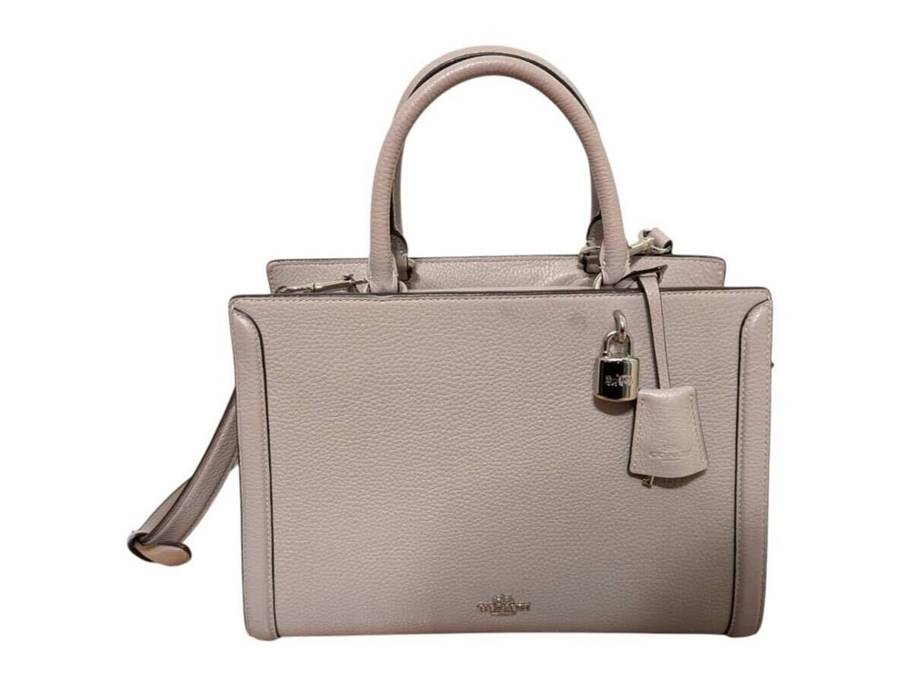 COACH Leather Shoulder Bag 88037 Stylish & Durable