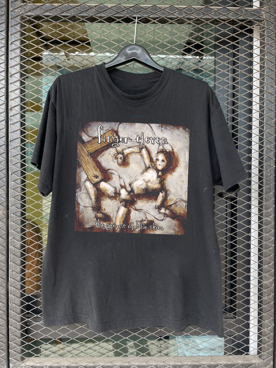 Finger Eleven BAND The Greyest Of Blue Skies T Shirt Full Size S-5XL SS969
