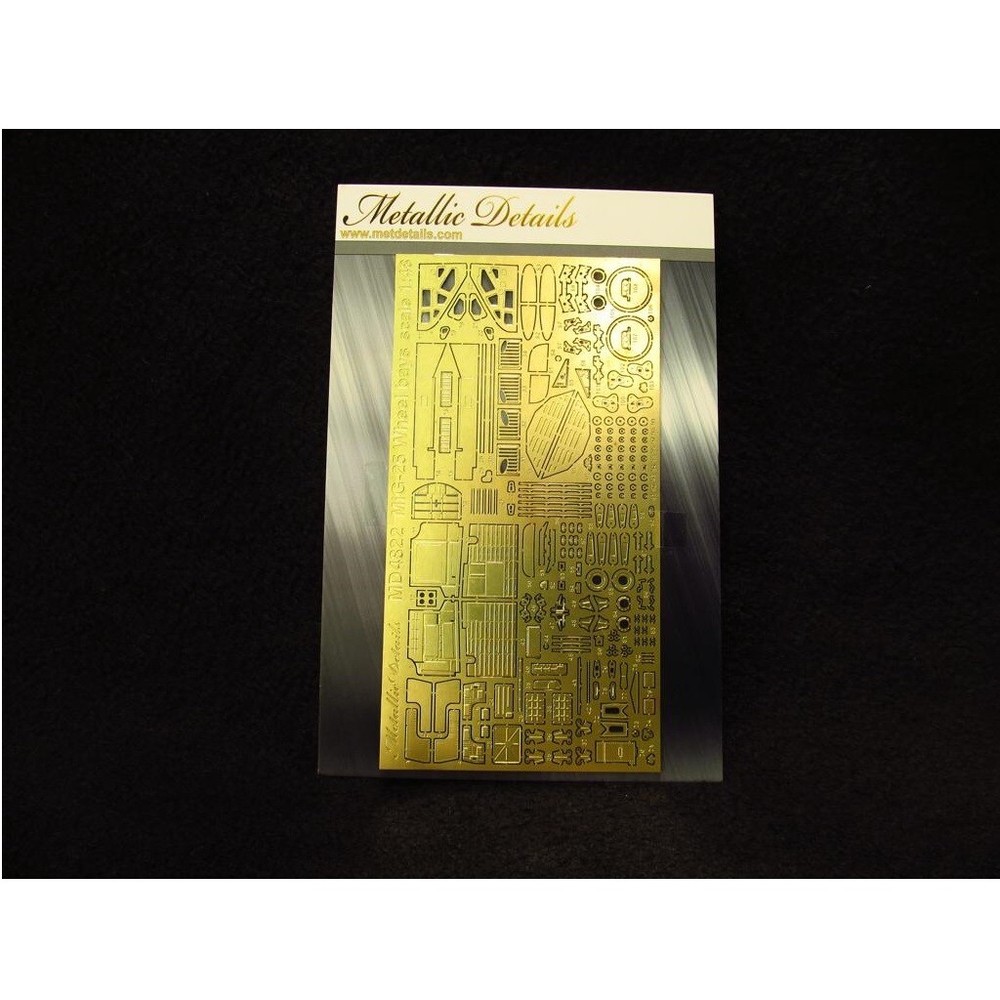 Metallic Details MD4822 Scale model kit 1:48 MiG-25. Wheel bays (ICM) Photoetch