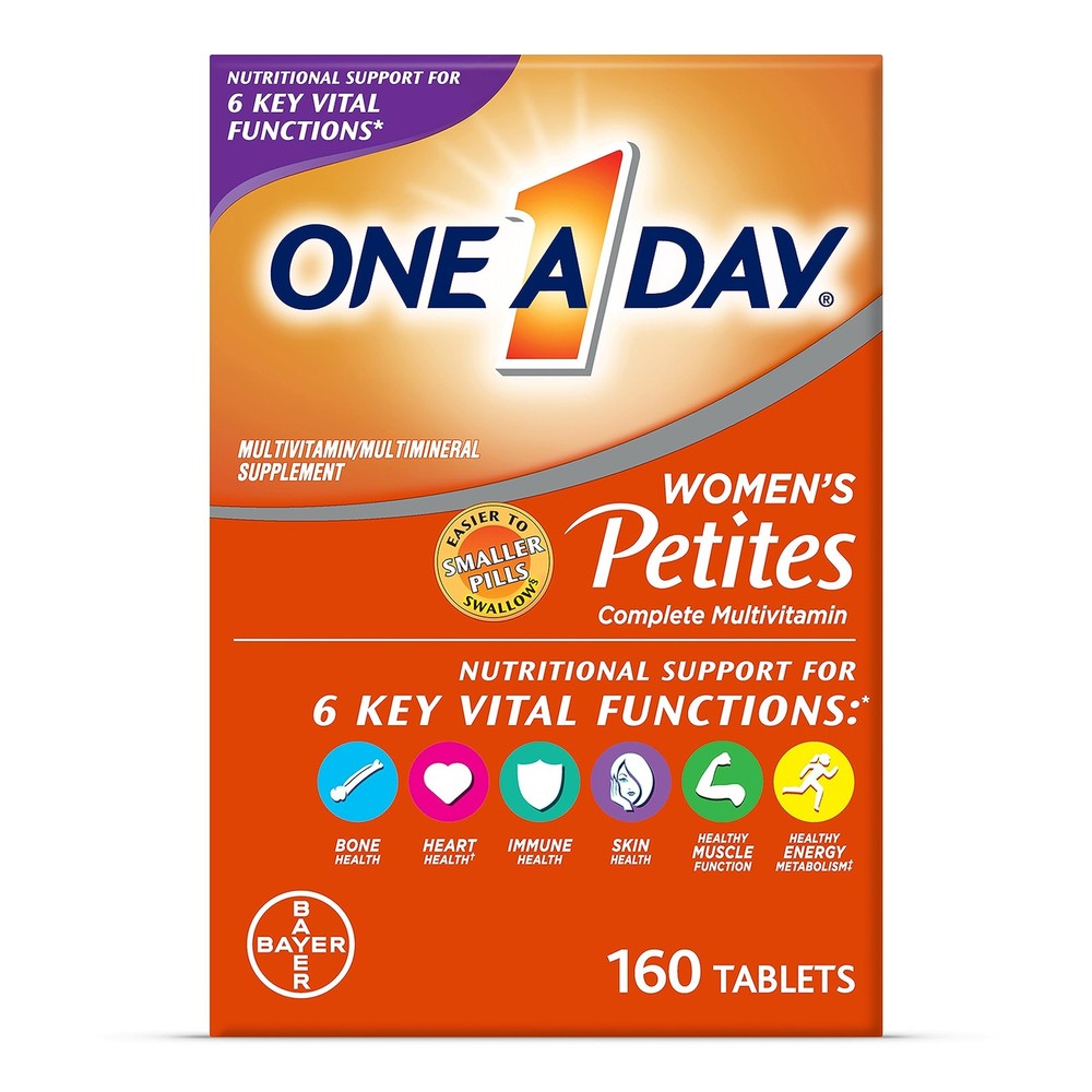 One A Day Women’s Petites 160 Count (Pack of 1), Beige