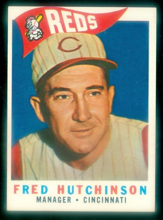 1960 Topps #219 Fred Hutchinson Baseball Card EXMT Condition