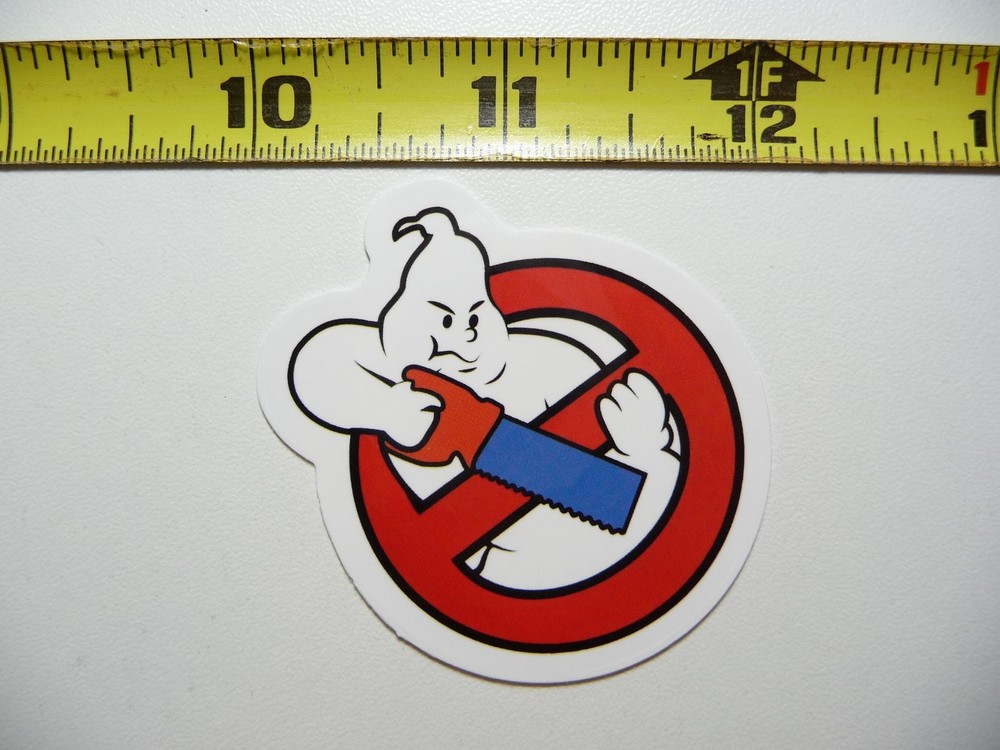 Funny Ghosts Allowed Here Sticker for Scrapbooking and Decals