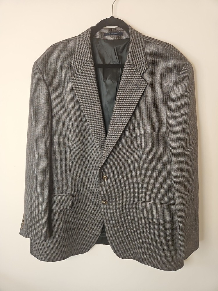 Ralph Lauren Sport Coat Men 48R Brown Tan Wool Classic Blazer Jacket Neutral