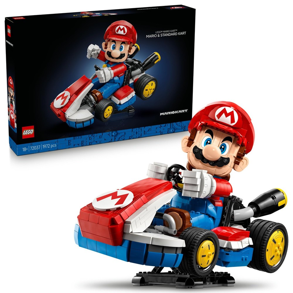 LEGO Super Mario Kart 72037 Set with Mario Figure and Standard Kart